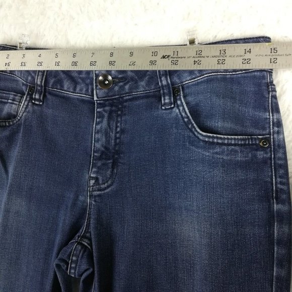 A.N.A. Womens Jeans Skinny Blue Denim Medium Wash‎ Low Rise Stretch 6 - Picture 7 of 12